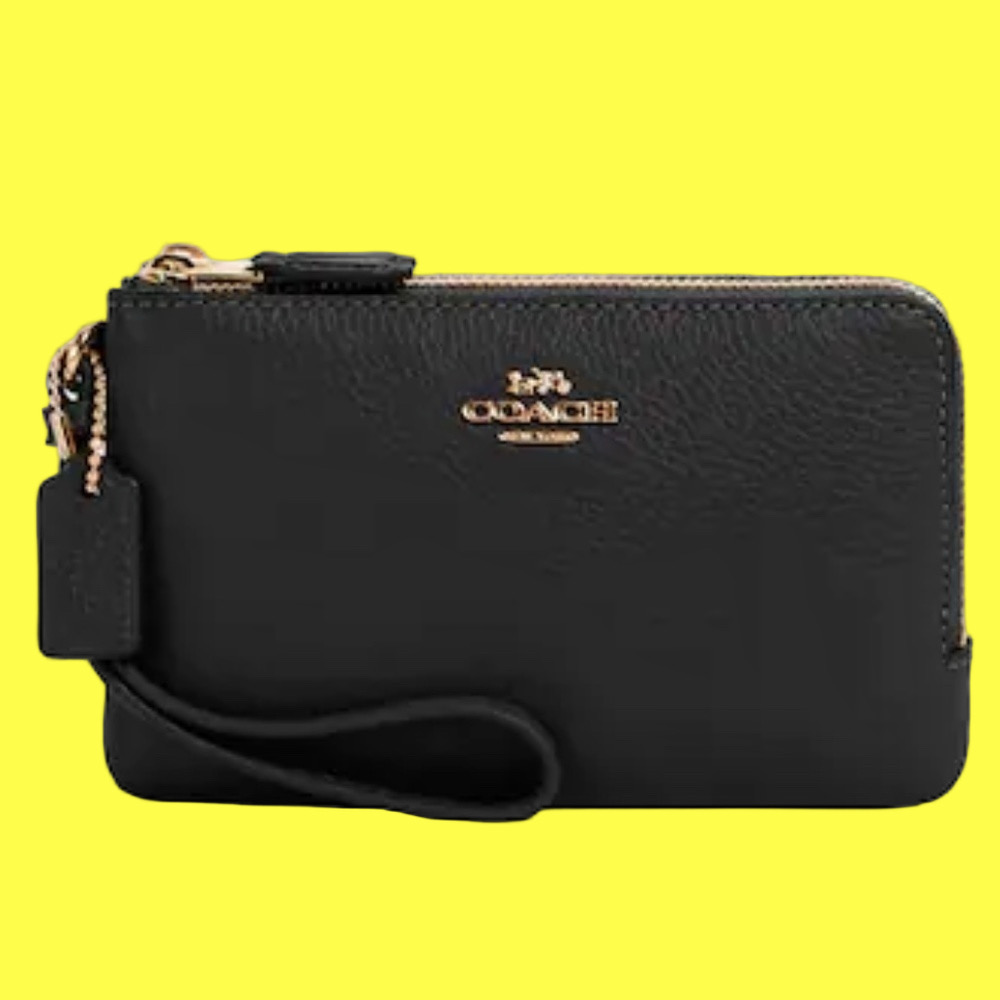 Coach Double Zip Wristlet NWT